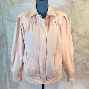 Vintage New York Jacket Girl Light Pink Fully Lined Coat Small